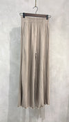 ( 獨特花邊褲腳) Beige 杏色花邊褲腳防皺闊腳褲, Pants/ PT8412