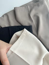 (全條彈性! 不貼修腳)Basic Comfy, Pants 彈性後橡筋小寬鬆修腳西褲/ PT8433 (部分碼數/色現貨)