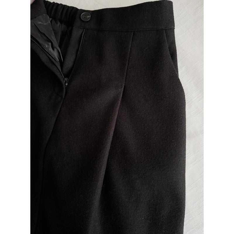 （非常百搭顯瘦) Sophia Skirt 挺身顯瘦厚綿微傘口袋百搭裙/ SK8853