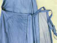 Denim, Dress 牛仔色微入肩寬鬆包式修腰連身裙/ DS9639