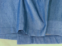 Denim, Dress 牛仔色微入肩寬鬆包式修腰連身裙/ DS9639