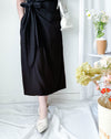 Black Side knot Dress/ DS9961
