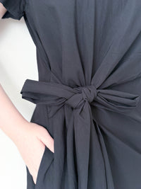 Black Side knot Dress/ DS9961