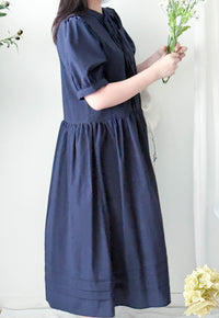 Navy 舒適闊鬆深藍OPS Dress/ DS9889