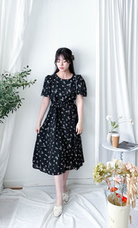 Floral Layer Sleeve Dress/ DS9960