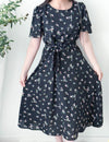 Floral Layer Sleeve Dress/ DS9960