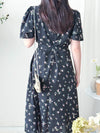 Floral Layer Sleeve Dress/ DS9960