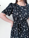 Floral Layer Sleeve Dress/ DS9960