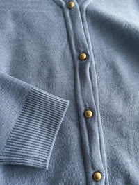 (限定熱賣重開❗) Gold Botton Cardigan 雙色衣邊立體線條金鈕扣外套或上衣/ CD8142  (pre-order 2月13日截單)