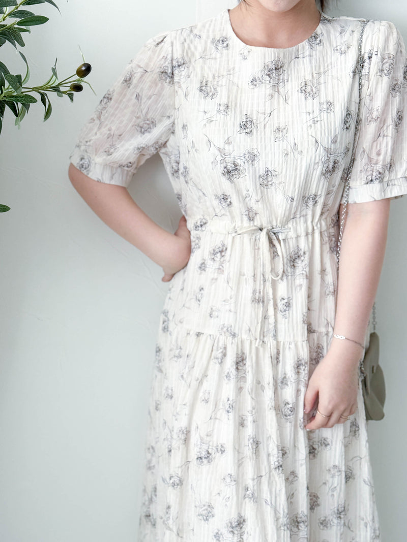 Rose Line Dress/ DS9926