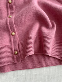 (限定熱賣重開❗) Gold Botton Cardigan 雙色衣邊立體線條金鈕扣外套或上衣/ CD8142  (pre-order 2月13日截單)