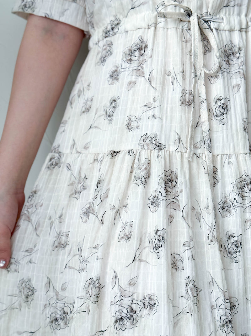 Rose Line Dress/ DS9926