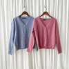 (限定熱賣重開❗) Gold Botton Cardigan 雙色衣邊立體線條金鈕扣外套或上衣/ CD8142  (pre-order 2月13日截單)