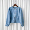 Denim Jacket 百搭圓領牛仔外套/  CD8144