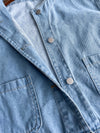 Denim Jacket 百搭圓領牛仔外套/  CD8144