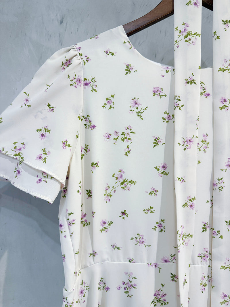 Floral Layer Sleeve Dress/ DS9960