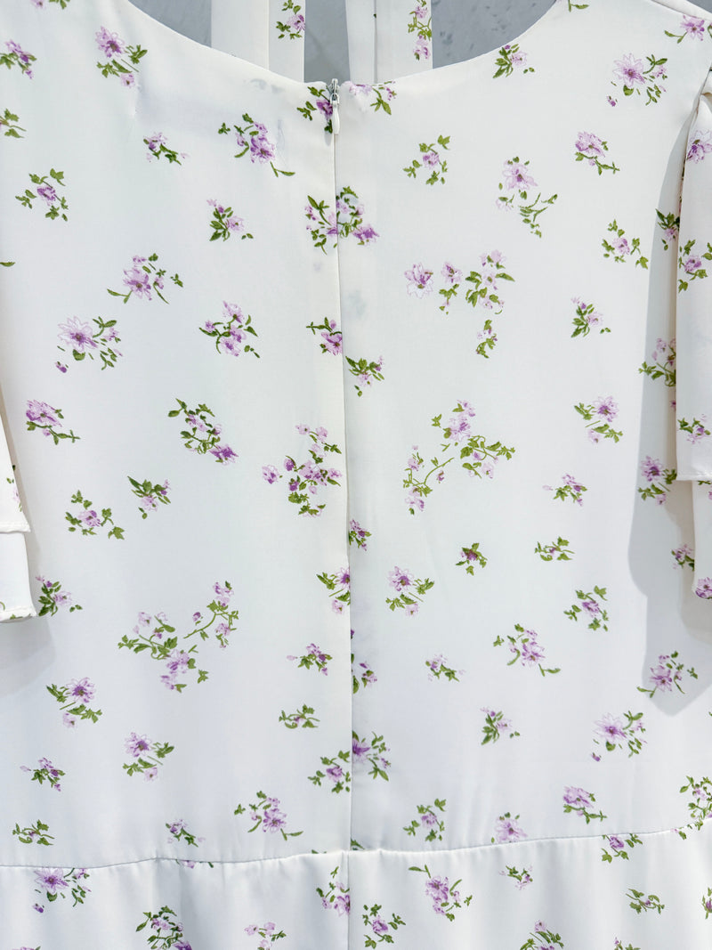 Floral Layer Sleeve Dress/ DS9960