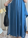 Denim, Dress 牛仔色微入肩寬鬆包式修腰連身裙/ DS9639
