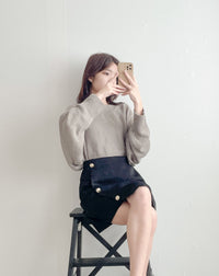 [百搭特別款⏰限時加開訂貨✨］Cape 船領披肩蝙蝠袖寬鬆薄線衫, Knit Top/TP8913