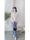 蝴蝶領口通花傘形衣身上衣/ BU9097 (ivory sold out)