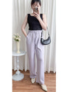 Ally Banding Pants 全橡筋顯瘦彈性棉仿西褲棉褲/ PT8455