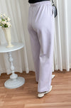 Ally Banding Pants 全橡筋顯瘦彈性棉仿西褲棉褲/ PT8455