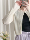Stripe Knit Cardigan 織紋單鈕扣薄外套/ CD8149 (Blue sold out)