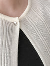 Stripe Knit Cardigan 織紋單鈕扣薄外套/ CD8149 (Blue sold out)