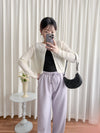 Ally Banding Pants 全橡筋顯瘦彈性棉仿西褲棉褲/ PT8455