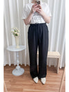 Ally Banding Pants 全橡筋顯瘦彈性棉仿西褲棉褲/ PT8455
