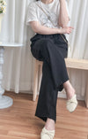 Ally Banding Pants 全橡筋顯瘦彈性棉仿西褲棉褲/ PT8455