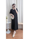 Everyday Tee Dress 防皺彈性修腰連身裙/ DS9864 (black sold out)