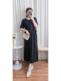 Everyday Tee Dress 防皺彈性修腰連身裙/ DS9864 (black sold out)