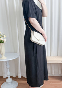 Everyday Tee Dress 防皺彈性修腰連身裙/ DS9864 (black sold out)