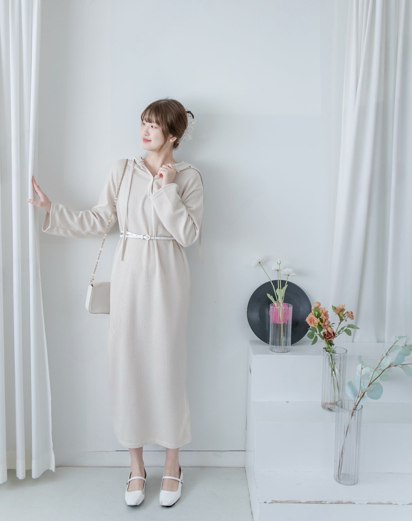 Alice Daily Dress 質感暗紋隨性連身裙/ DS1077