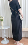 Everyday Tee Dress 防皺彈性修腰連身裙/ DS9864 (black sold out)