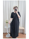 Everyday Tee Dress 防皺彈性修腰連身裙/ DS9864 (black sold out)