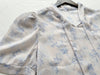 （浪漫氣質款) Blossom Blouse 淡粉色青瓷花線條上衣/ BU9061