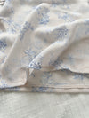 （浪漫氣質款) Blossom Blouse 淡粉色青瓷花線條上衣/ BU9061