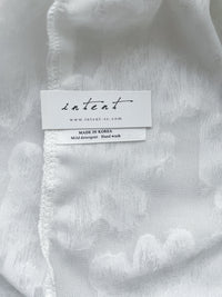 (限量現貨回歸) Feather Daisy, Blouse 羽毛花花前橡筋裙擺上衣 /BU9091