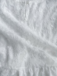 (限量現貨回歸) Feather Daisy, Blouse 羽毛花花前橡筋裙擺上衣 /BU9091