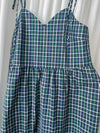 2-way Classic Check Dress 兩著配件裝飾修腰格子連身裙/ DS9824 (Pre-order 3月5截單)