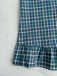 2-way Classic Check Dress 兩著配件裝飾修腰格子連身裙/ DS9824 (Pre-order 3月5截單)