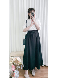 Round Collar Top 防皺好看微花邊立體格紋上衣/ TP9134