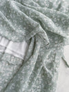 Square Neck CottonFlower Dress 方領清新雲朶印花傘魚尾連身裙/ DS9844
