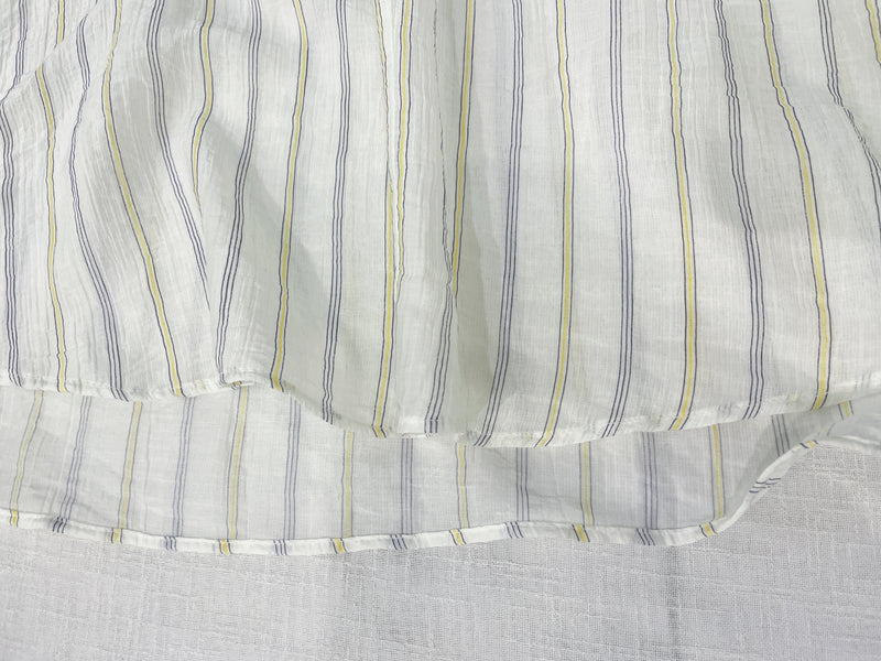 Strap Stripe Shirt 混色直紋個性剪裁防皺恤衫/ TP9060