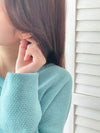 Infinity Crystal cube, Earrings/ ER832