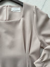 Square Collar Dress 彈性修身方領連身裙/ DS9851 (Black sold out)