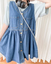 （現貨售完即止款）Denim Vest, Dress/ DS9638