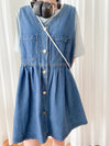 （現貨售完即止款）Denim Vest, Dress/ DS9638